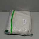 LAMIT Short Window Curtains 30 Inch Length, Ivory White Faux Linen Textured Light Filtering Drapes for Cafe, Rod Pocket Boho Neutral RV Curtains for Kitchen/Small Windows, 2 Panels, 42 x 30 Inch