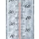 La Crosse 204-1550-INT 19.50" Galvanized Metal Analog Vertical Thermometer