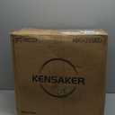 Kensaker Drafting Chair Tall Office Chair, Ergonomic Standing Desk Chair with Adjustable Foot Ring and Flip-up Armrests, Mesh Computer Chair for Art Studio, 300 LBS, Black