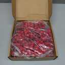 KAMJUNTAR Red Berry Garland with Lights 6.4 FT 30 LEDs Christmas Garland Artificial Lighted Berries Garland Decorations for Indoor Outdoor Home Fireplace Christmas Tree Decoration