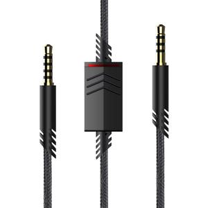LecLooc Replacement A40 Cord Compatible with Astro Headset, Inline Mute Audio Cable for A10/A40/A40TR Gaming Headset, Fit for PS5, PS4, Xbox Controller 6.5 Feet