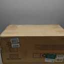 Plank+Beam Modern Rounded Rectangular Side Table with Shelf, Solid Wood End Table for Living Room, 25in, Walnut