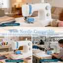 VONMAOGU New Upgraded Automatic Needle Threader for Sewing Machine, Quick Threading Device with Alignment Guide & Ruler, Multi-Function Magnetic Needle Threader Tool for Beginner