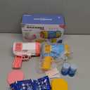 JONEG Toys for 3-8 Year Old Boys Girls: 2 Pack Bubble Machine for Kids with Bubble Solution, Gifts for 3-8 Years Old Boy Birthday Toy for Kid Toddlers Ages 4-6 Outdoor Wedding Bubbles Wands (Blue+Pink)