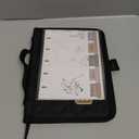 Adjustable Bible Cover with 75 Bible Tabs - Bible Cover Case for WomenWaterproof, Washable Quilted Bible CaseReusable Christian Gifts for Women (Black, S)