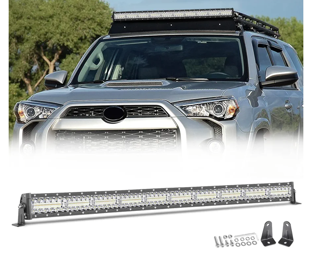 40 Inch LED Light Bar, 900W Triple Row Spot Flood Combo Off Road Car Driving Working Lights Waterproof On Roof Rack for UTV Can Am X3 SUV Subaru Forester Wrangler