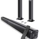 dotn Sound Bar, 80W Sound Bar for Smart TV, Bluetooth 5.3 Soundbar, 2 in 1 Detachable Home Speaker Bass Effect