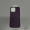 Apple iPhone 16 Pro Max Silicone Case with MagSafe and Camera Control: Lightweight Phone Case, Wireless Charging Compatible, Smooth Matte Finish; Plum