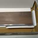 Acovy Picture Ledge Shelf, Wood Long Floating Shelves for Wall, Set of 2, 48 inch Picture Ledge Shelves, Photo Ledge Nursery Book Shelves Wall Mounted for Living Room Kids' Room Bedroom, Color Walnut