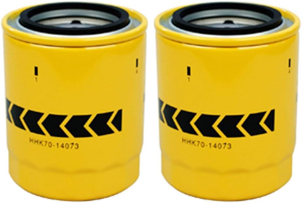 2PCS HHK70-14073 Hydraulic Oil Filter Replace HHK70-14070 66021-36060 66021-36061 HHK72-14080 K7561-14070 HH660-36060 HHK80-14080 HHK71-14080 Compatible with Kubota Tractor ZD1011 ZD1021 ZD1211