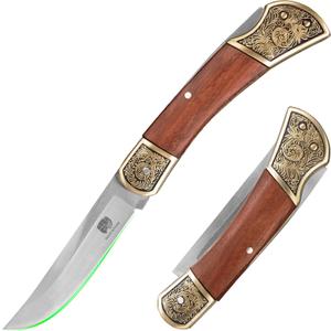 FULLHI Folding Pocket Knife 440C Steel Blade, Small Knife with Pocket Clip, Camping Hiking Knives for Women and Men Birthday (3.21 inches)