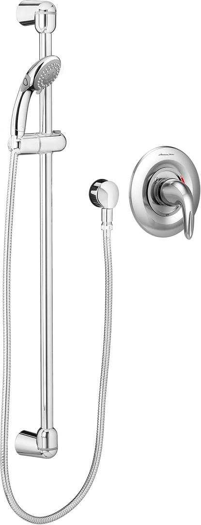 American Standard TU662211.002 Commercial Shower System Trim Kit 1.5 GPM with Hand Shower, Polished Chrome