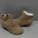 Soda Women's Ages Tassel Zip Chunky Heel Bootie 38