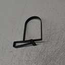 AJART Book Ends for Shelves: Black Heavy Duty Bookends - Metal Clamp Book Organizer Storage Holders (Matte Black)