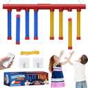 Reflex Sticks Games Adjustable 3 Speed Hand-Eye Coordination & Reaction Training Toy, Drop Stick Challenge Family Game Adult Gift for Kids at Christmas Birthday (8 pcs Stick)
