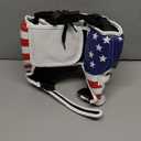 Ringside Competition Boxing Muay Thai MMA Sparring Head Protection Headgear with Cheeks (Small, US Flag)