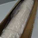 LazBlinds No Drill TDBU Roman Shades, Blackout - Beige, 34" W x 64" H