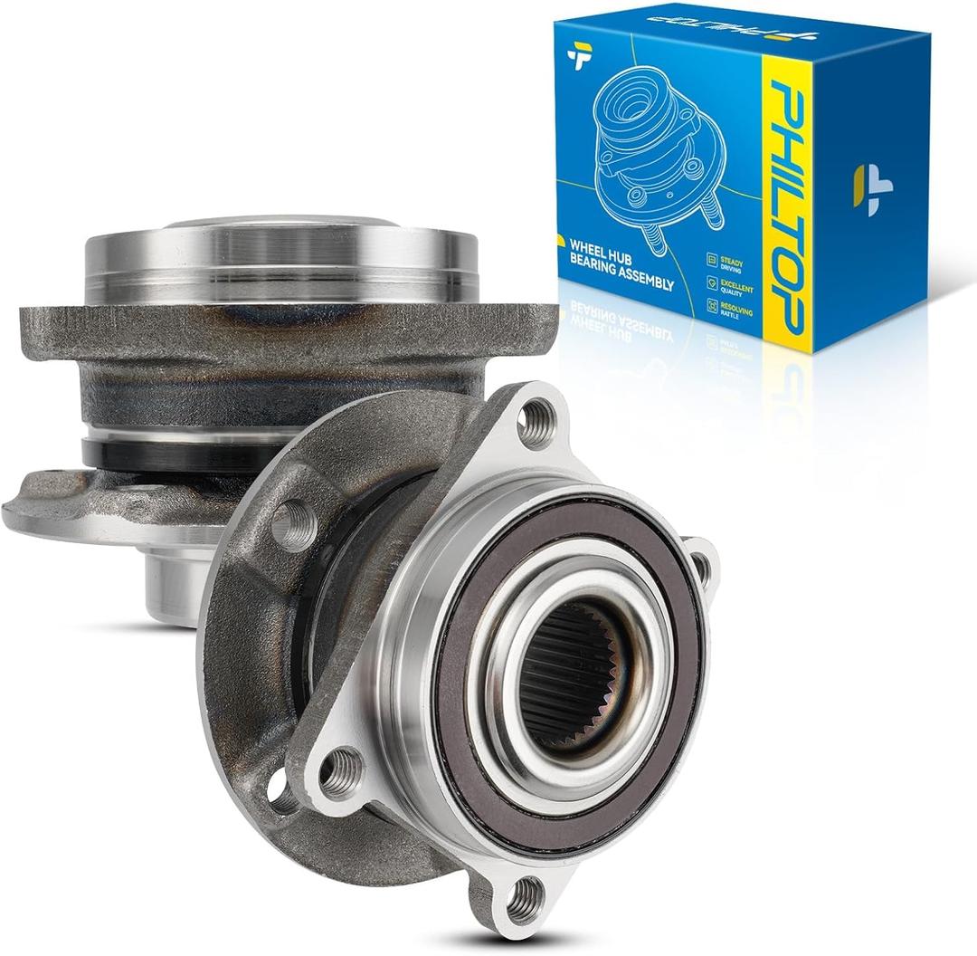 PHILTOP 512513 AWD FWD 4WD Front Rear Wheel Hub Assembly Fit for 2014-2023 Jeep Cherokee, 2015-2017 Chrysler 200, 5 Lugs Wheel Hub Bearings W/ABS