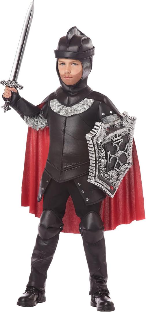Boys The Black Knight Costume (Medium)