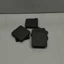 6 Packs 3.94" x 3.94" x 0.6" Treadmill Mat Pads for Walking pad, Exercise Bike,Exercise Equipment, Noise Reduce & Shocking Absorbing Rubber & Eva Mat for Protect Floors Black