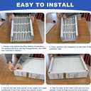 2 Pack 16x20x4 Air Filter Replacement Compatible with Honeywell FC100A1003 Pleated HVAC, MERV 13 Furnace Filter, Foldable Design (Actual Size: 15.94 x 19.75 x 4.38 Inches)