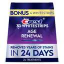 Crest 3D Whitestrips Age Renewal  Teeth Whitening Kit, 24 Treatments (20 + 4 Bonus), Each with 1 Upper/1Lower, 48 Strips  Crest 3DWhite Teeth Whitening Strips