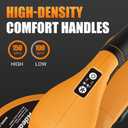 20V Cordless Leaf Blower 150MPH Handheld Electric Blower with Battery & Charger Variable Speed Battery Powered Blowers for Lawn Care Yard Patio Dust Remove, Lightweight & Portable Mini Leaf Blower