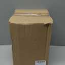 Clear Glass Vase for Flower, Flower Vase for Bouquet, Modern Glass Vases, Ribbed Vases for Living Room, Bedroom, Dining Table, Office, Wedding, Centerpieces, 8 Inches (Large)