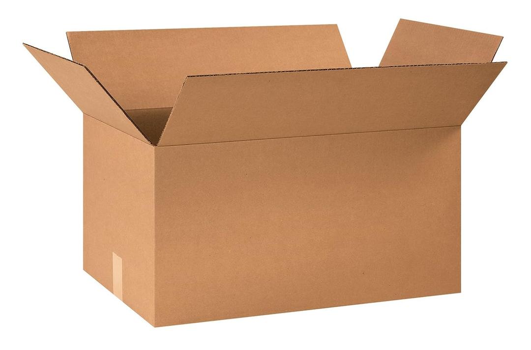 Box USA 241412 Corrugated Cardboard Box 24" L x 14" W x 12" H, Kraft, for Shipping, Packing and Moving (Pack of 20)