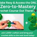 2 x Amigo Rumi Cute Dinosaur Beginners Crochet Kit - Learn How to Crochet Starter Kit - 3+ Hour Video Tutorials & Crocheting Book - Easy to Stitch Yarn - Amigurumi Stuffed Animal for Kids 12+ & Adults (T-Rex + BONUS Crochet Course (Green & Yellow))