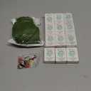 Motipuns 12 Set Teacher Appreciation Gifts in Bulk Thank You Paraprofessional Desk Decor Emotional Support Crystal Stones Green Moss Matchbooks Paperweights Gifts for Women Men