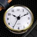 Hicarer 3-1/8 Inch (80 mm) Clock Insert Fit Diameter 3.0 inch (76 mm) Hole (Gold)