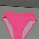 Pink Queen Women's Ribbed High quality Bikini Pink L