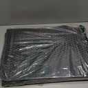 Cat Litter Box Mat: 36"x 30" Waterproof Kitty Cat Litter Trapping Mat, Easy-clean Double-layer Scatter Control Pad Rug (Grey)