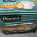Depend Adult Diapers with Tabs, Incontinence Protection with Tabs, Unisex, Small/Medium (1934" Waist, Up To 170 lbs), Maximum Absorbency, 60 Count (2 Packs of 20)