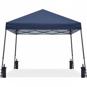 ABCCANOPY Stable Pop up Outdoor Canopy Tent 11 x 11 ft Base / 8 x 8 ft Top, Dark Blue