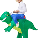 YEAHBEER Inflatable Costume Dinosaur Costume,Inflatable Dinosaur Costume,T-Rex Fancy Dress Halloween Blow up Costume