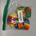 Knitted Footbags Set - Colorful Crochet Foot Bag Kick Balls for Adults and Beginners, Small Kick Sack for Juggling Practice, Indoor Outdoor Games, Party Favors and Group Play