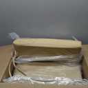 KCVV Outdoor Chair Cushions Set of 4, Patio Cushions for Outdoor Furniture, Waterproof Patio Chair Cushions with Ties, Memory Foam Outdoor Seat Cushion, 18.5"x16"x3" (Beige)