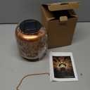 Birthday Gifts for Women Mom Grandma Solar Lantern Outdoor Waterproof, Gardening Gifts for Women, Hummingbird Garden Decor Hanging Solar Lights Yard Decorations Outdoor, Backyard, Patio, Porch