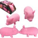 ZHEBAG Cute Pink Pig Stress Toys, Cute Animal Squishy Pig Fidget Sensory Toys,Stress Relief Toy Gifts for Children and Adults, Stress Relief Squishy Toys for Kids (3Pack)