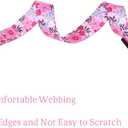 Maca Bates Designer Flower Pink Cute Dog Collar Spring Collars for Girl Female para Perros Chihuahua Pitbull Birthday Gift for Small Medium Large Puppy