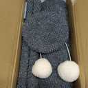 Made4Pets Tall Cat Scratching Post, Heavy Duty and Thicker Scratching Posts for Indoor Cats Adults, 33" Natural Sisal Cat Scratcher with Hanging Balls, Sturdy Base Cat Scratch Post, Dark Grey