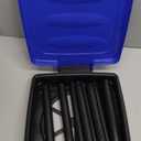 Portable Trash Bag Holder  Collapsible 13-Gallon Garbage Bin for Indoor/Outdoor Use, Camping, Recycling, and Parties  Durable Plastic Trash Can by Wakeman Outdoors (Blue)