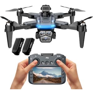 Drone with Camera for Beginners and Adults 4K, Foldable Remote Control Quadcopter, Altitude Hold, One Key Start, 3D Flips, 2 Batteries