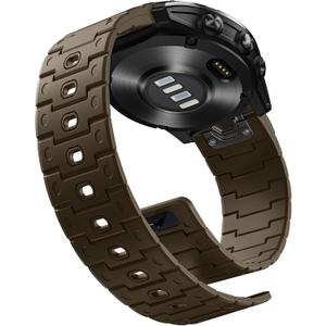 Bandletic Compatible with Garmin Fenix 6X/7X Band, 26mm Quickfit Soft Silicone Magnetic Watch Band Replacement for Fenix 8 51mm/7X 6X Pro/5X Plus/3/Instinct 2X Solar 3 50mm/Descent MK2i Smartwatches