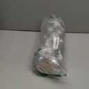 Sea Team Shatterproof Clear Plastic Christmas Ball Ornaments Decorative Xmas Balls Baubles Set with Stuffed Delicate Decorations (60mm/2.36 inch 30-Pack, Silver)