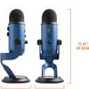Logitech Creators Blue Yeti USB Microphone for Gaming, Streaming, Podcast, YouTube, Discord, PC, Studio Sound, Plug & Play-Midnight Blue