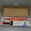 Rechargeable 12000mAh Camping Light with Adjustable Stand, Cordless Work Light with 3 LED Lamp Heads, 2200 Lumens Dimmable Magnetic Emergency Flashlight with Detachable Tripod, Orange