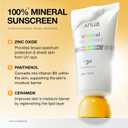 Anua Mineral Weightless Finish Sunscreen SPF 50, Broad Spectrum, Zinc-Based for Sensitive Skin, Lightweight Hydrating Lotion Texture, Under Makeup, Korean Skincare, 1.69 fl oz